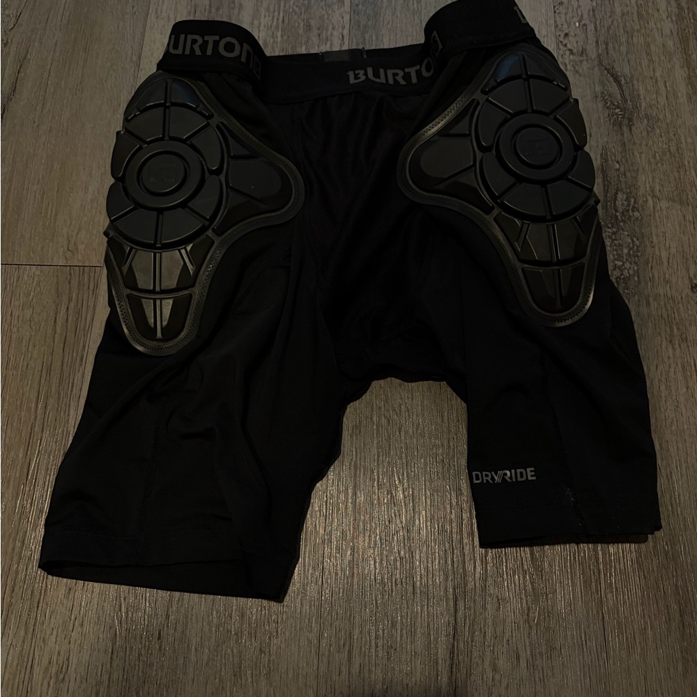 Burton Black Padded Sports Shorts